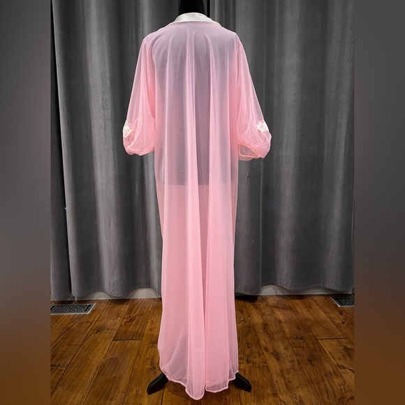 Vintage Kayser nightgown peignoir robe - Picture 6 of 12